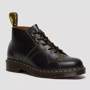 Dr. Martens Boots Vintage Smooth Church Monkey Black SZ 9 women